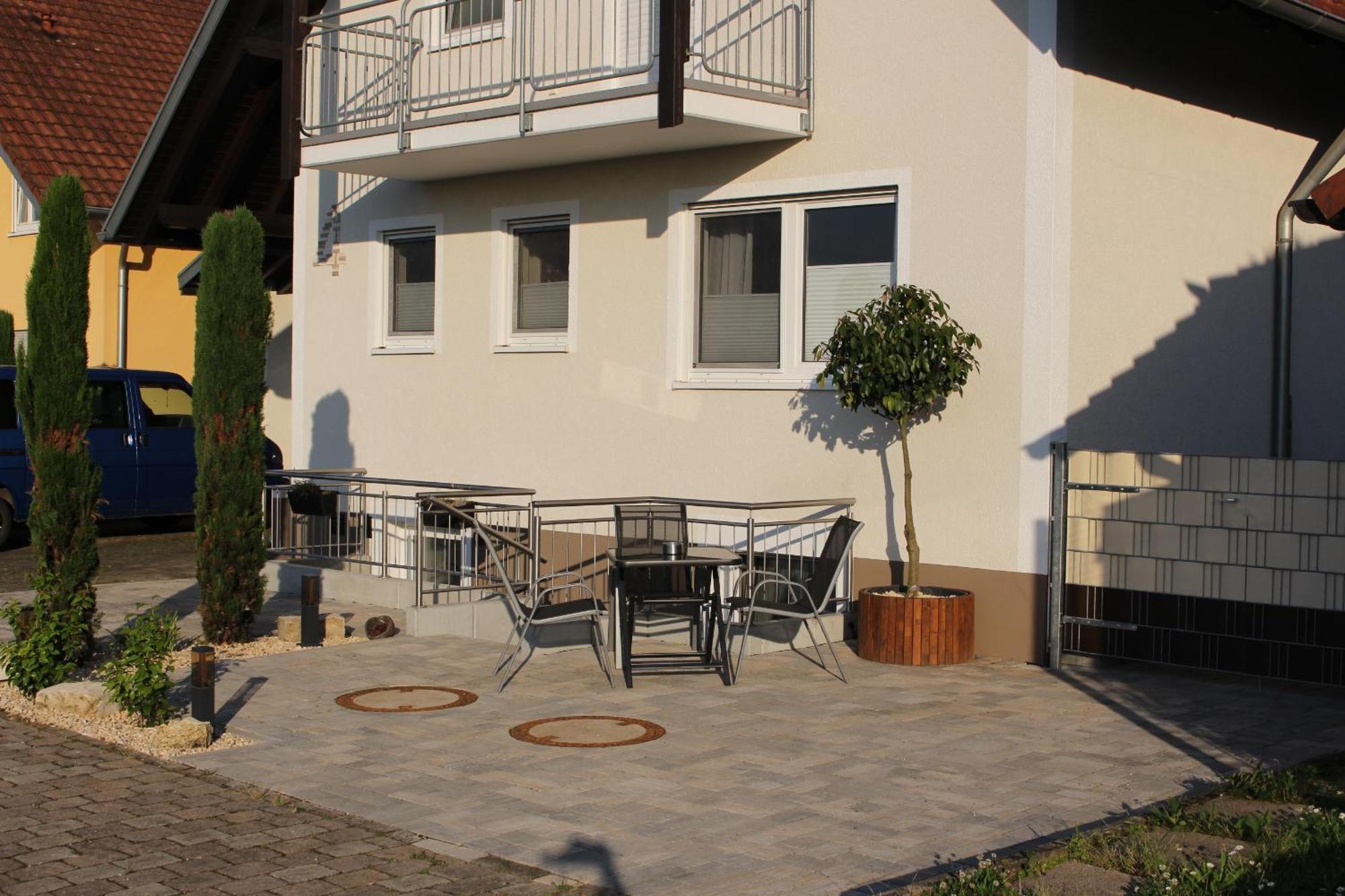 Ferienwohnung Am Weg Rust Exterior foto
